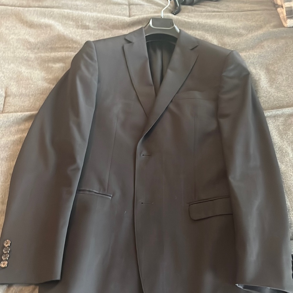 Black Zegna suit jacket